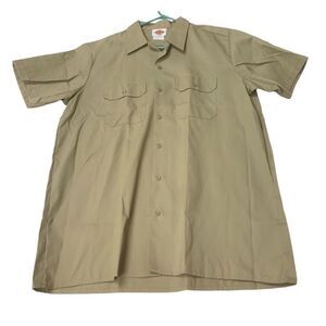 Vintage Dickies Short Sleeve Button Down Top